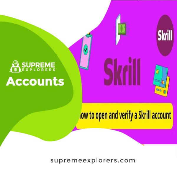 SKRILL VERIFIED ACCOUNT + EMAIL + DOC