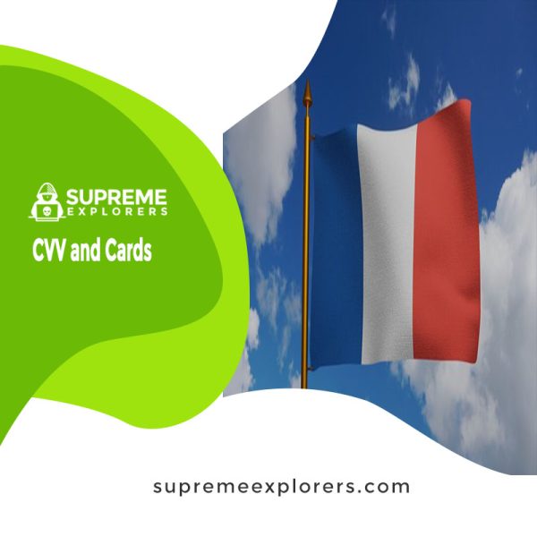 3 France VISA CC/CVV with €4,000-8000 Balance