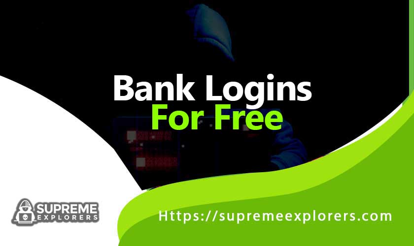 Bank logins for free